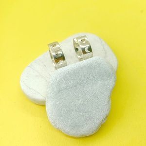 Sterling Silver Hoops Earrings